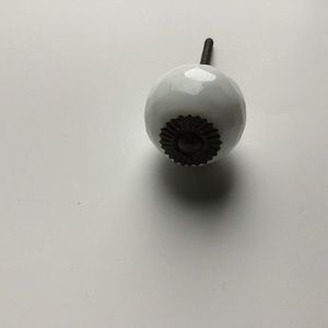 Single Round Milk Glass Anthropologie Knob
